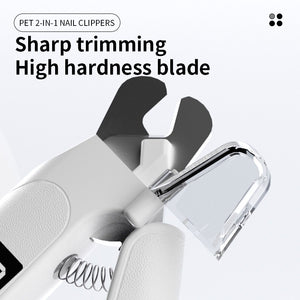 Cat & Dog Nail Clipper with Digital Display