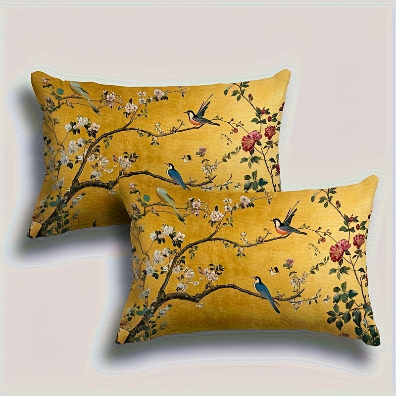 2pcs Elegant Chinese Style Pillow Covers