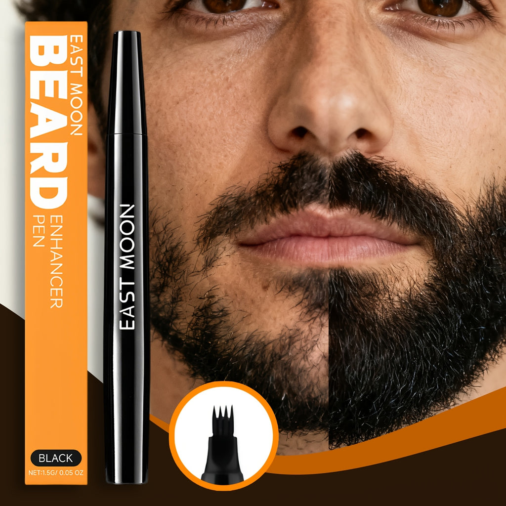 Black Beard Filler Pen 1.5g/0.05oz Hair-Thickening Fibres Concealer