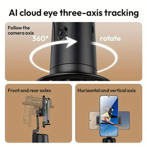 Mobile Cloud Stabilizer, Auto AI Tracking, Live Streaming Phone Holder