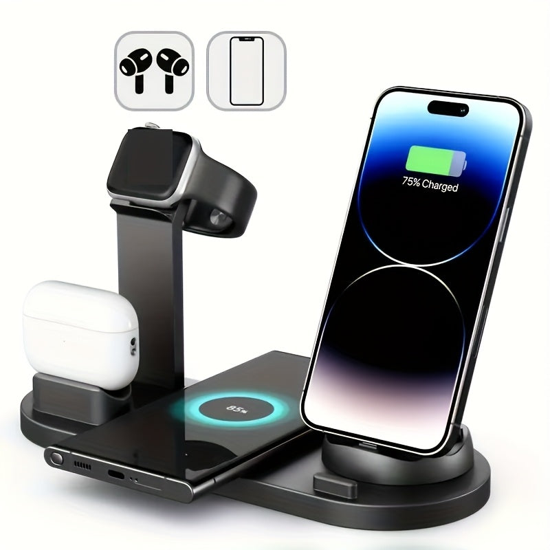 Fast Wireless Charger Station Dock Wireless Charging Stand High-Speed Charge