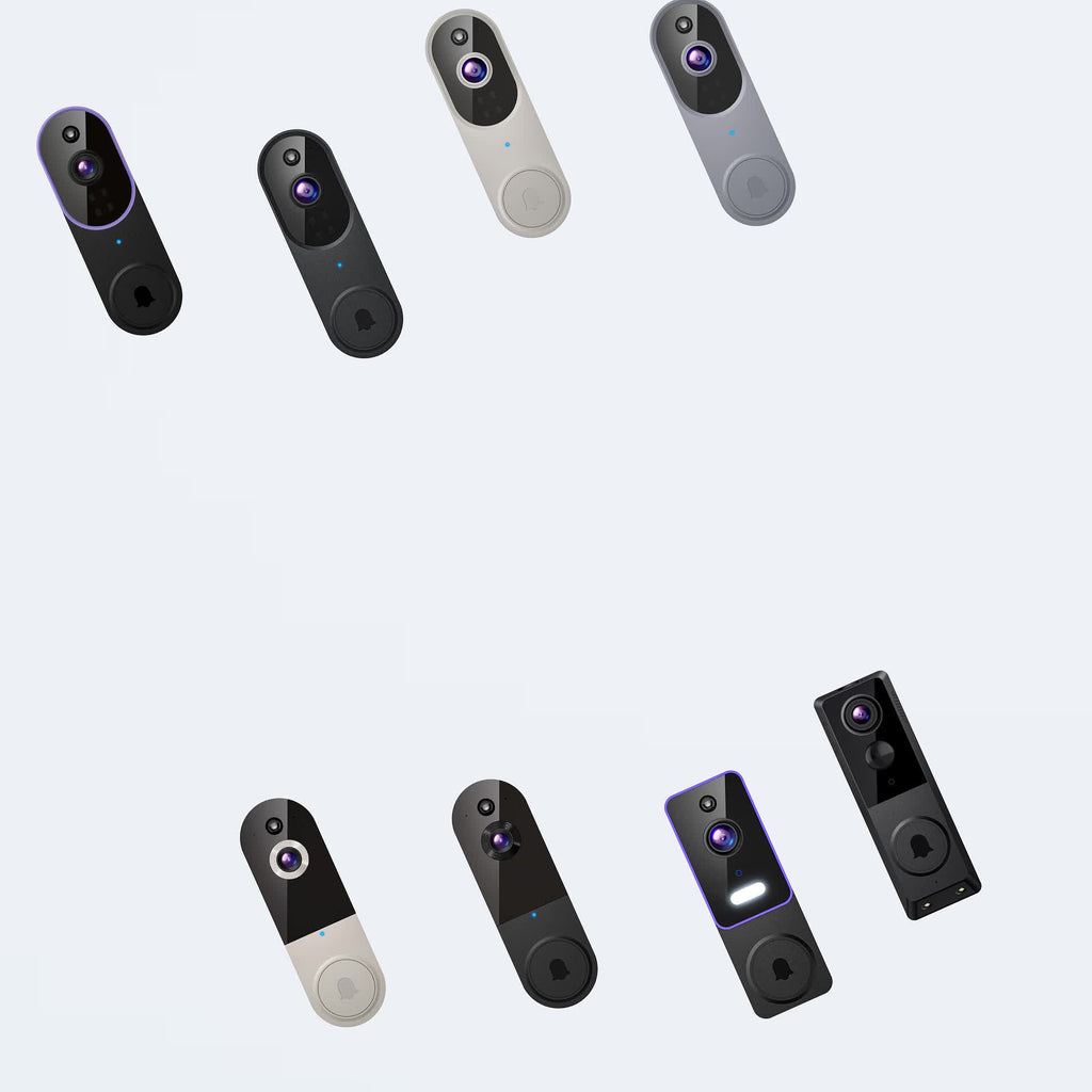 Wireless 1080P Surveillance Doorbell, 2.4G Wireless Video Is Clear. USB Charging