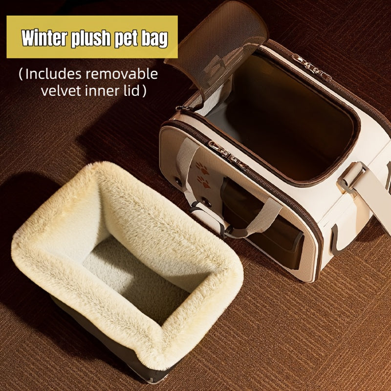 Breathable Cat Carrier, 2 Styles Available, Durable Nylon Travel Bag