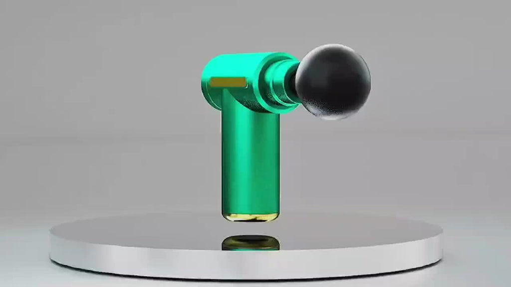 1pc Powerful Cordless Massage Gun with LED Display - Deep Tissue Muscle Relaxer