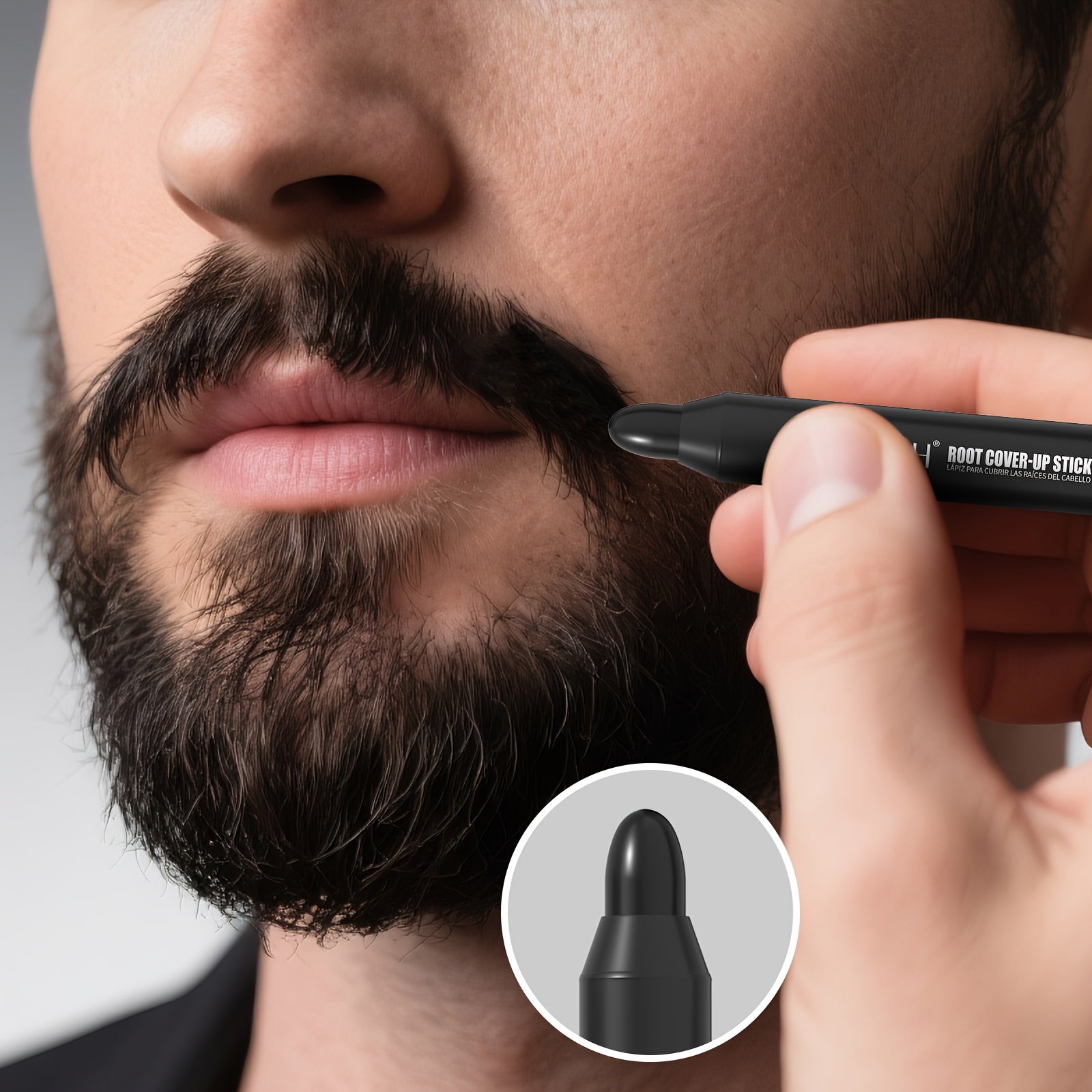 Set of 2 Sevich Men'S Beard And Hair Dye Sticks, Designed for Long-Lasting Use.