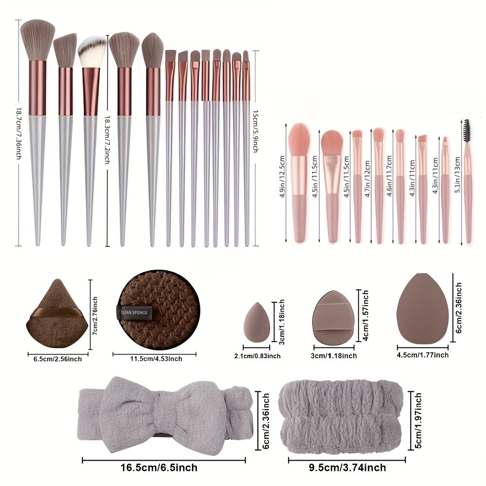 2-Pack Large Beauty Tool &amp; Makeup Kit | Complete Cleaning & Styling Tools Suitable for Normal Light Beige Types