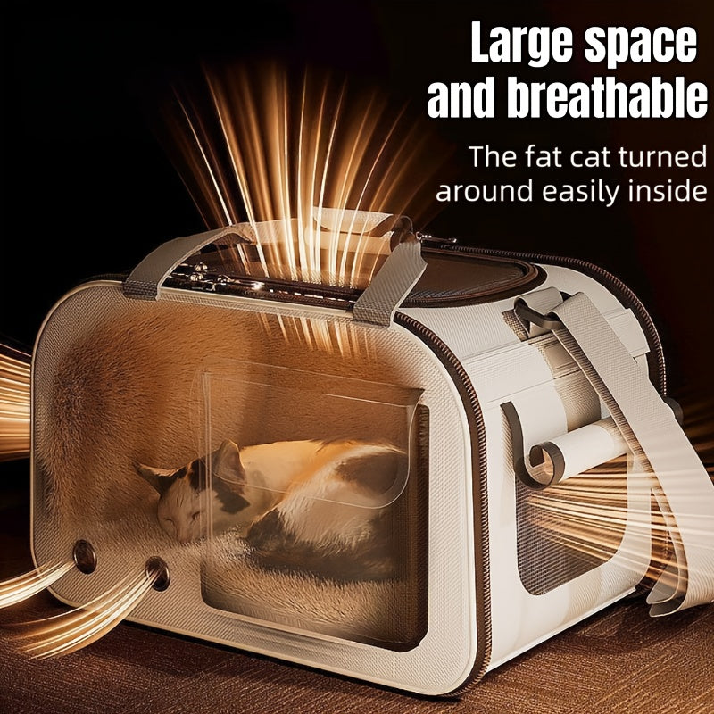 2-Style Foldable Cat Tote Bag