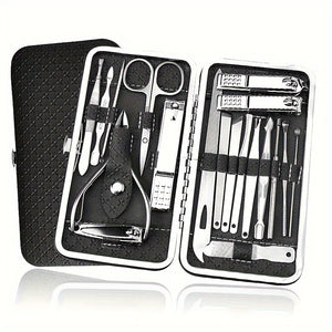 Beauty Tools Grooming Set with Portable Case - for Household And Travel