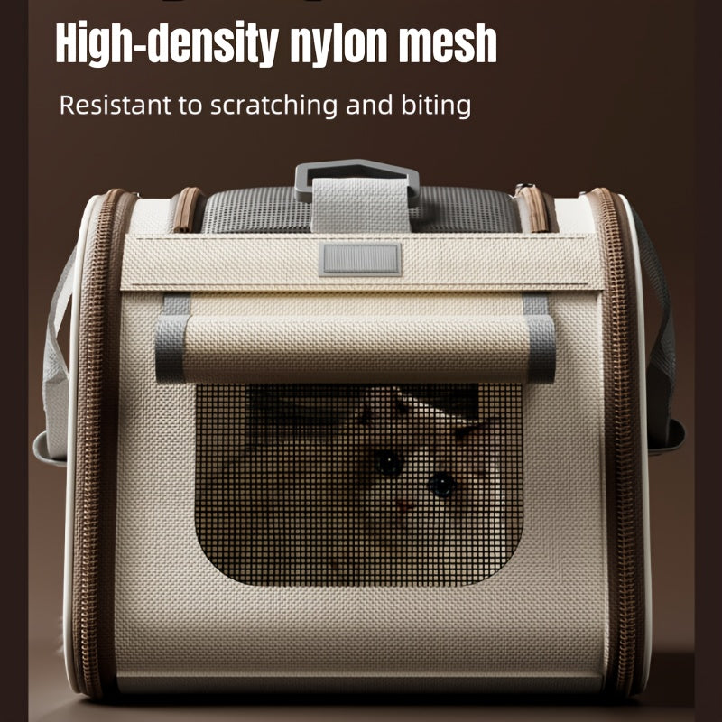 Breathable Cat Carrier, 2 Styles Available, Durable Nylon Travel Bag