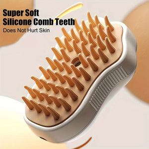 Cat Paw / Lemon Dual Options 3-in-1 Electric Pet Steam Brush