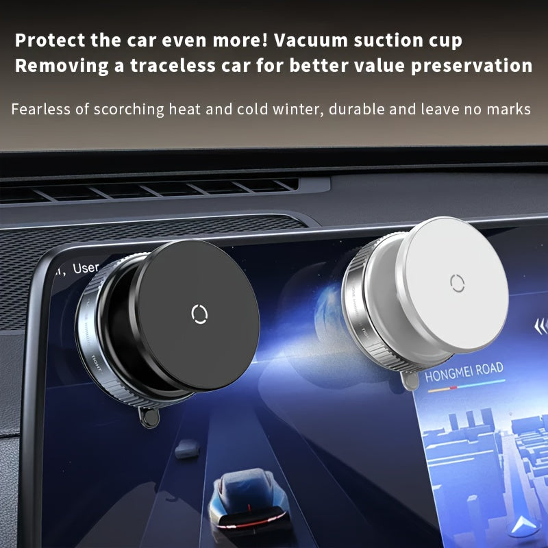 Adjustable Vacuum Magnetic Phone Holder | Compatible with All Smartphones