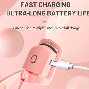 Two-Piece Women'S Beauty Set - Electric Eyebrow Trimmer + Electric Eyelash Curler - USB-C Charging with Accessories