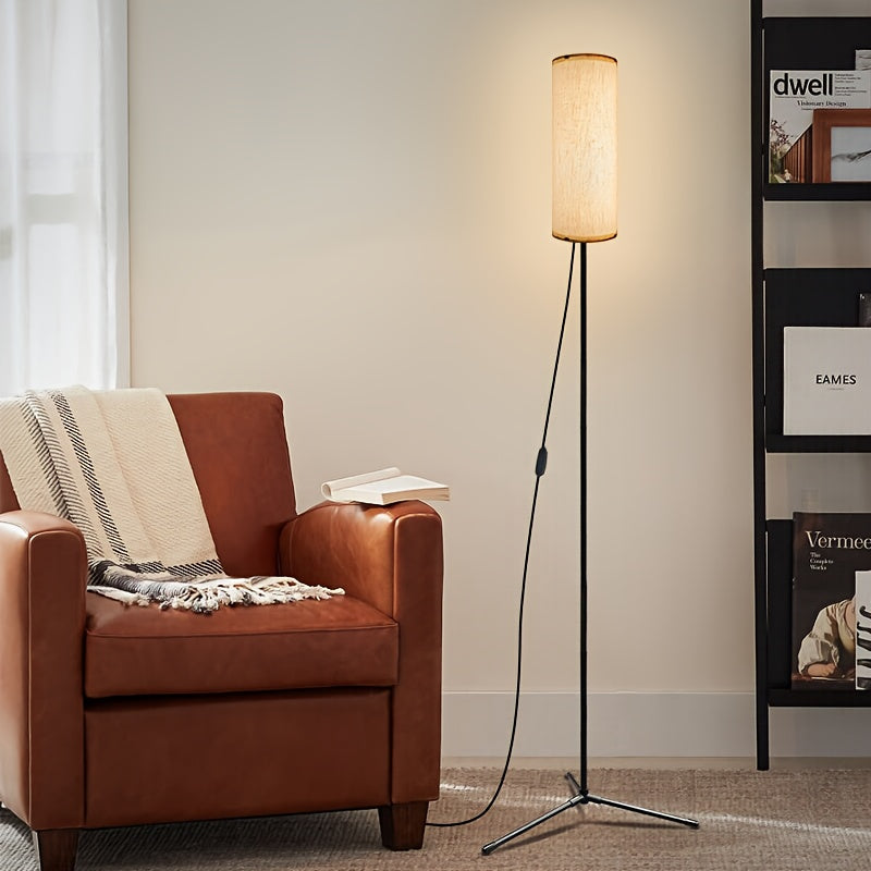 63-inch LED Floor Lamp | USB Plug-in, 3-Color Dimmable