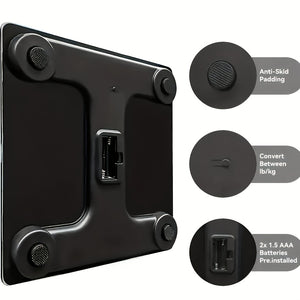 High Precision Digital Bathroom Scale | 396 Pound Capacity