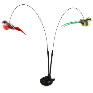 Interactive Cat Teasing Stick with Long Double Rod