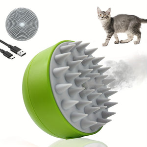 Cat Paw / Lemon Dual Options 3-in-1 Electric Pet Steam Brush