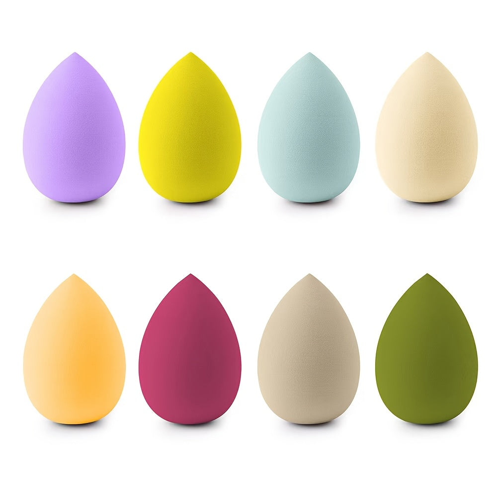 7pcs Multi-Color Makeup Sponges and Beauty Blenders, Dry and Wet Use Puffs
