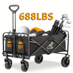 Track And Field Equipment Transport Vehicle, with Adjustable Height And 360° Anti-slip Tires