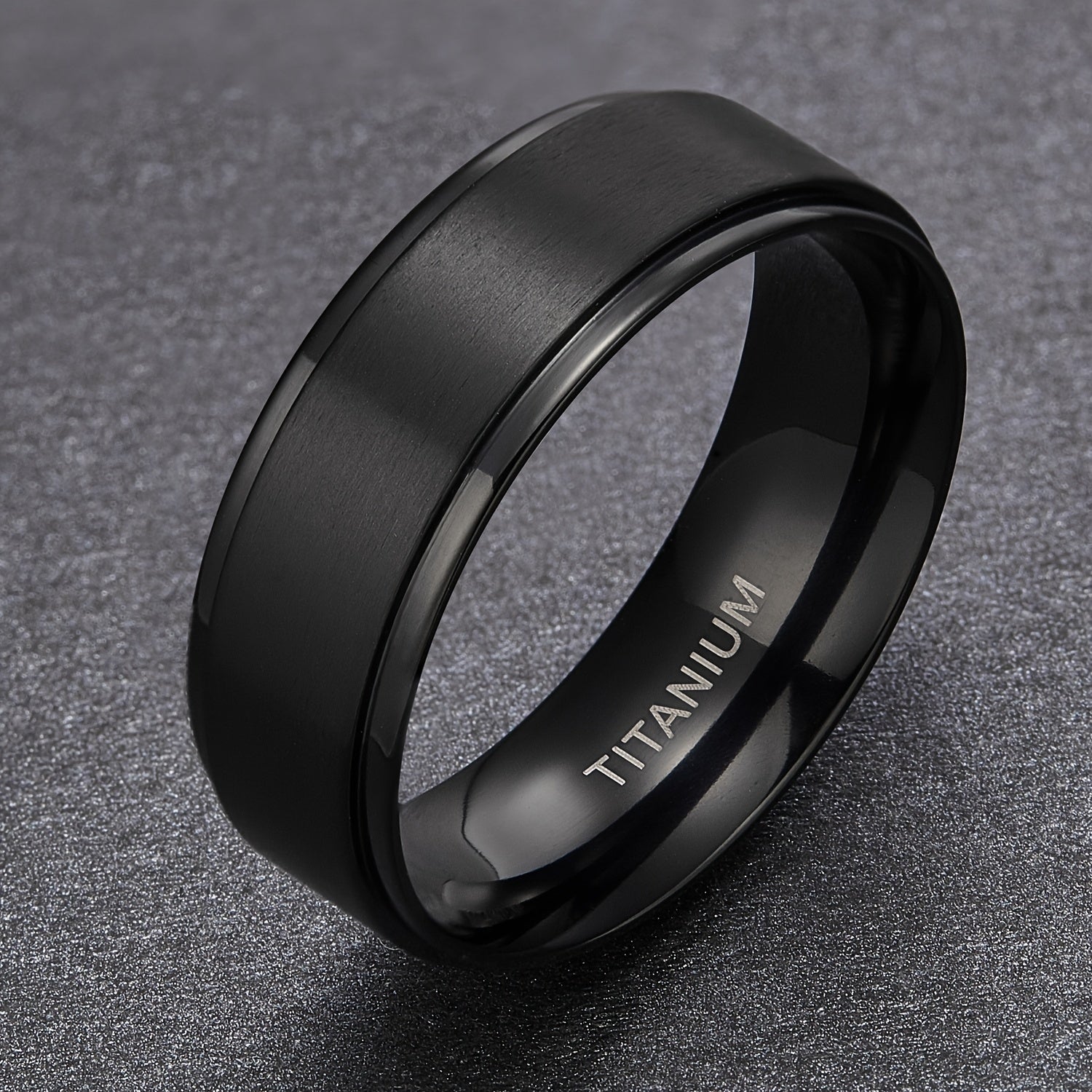 8MM titanium steel ring