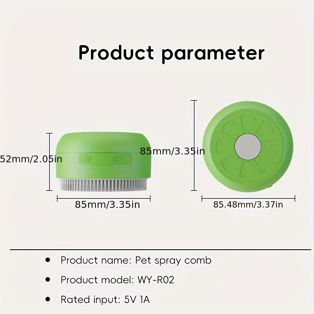 Cat Paw / Lemon Dual Options 3-in-1 Electric Pet Steam Brush
