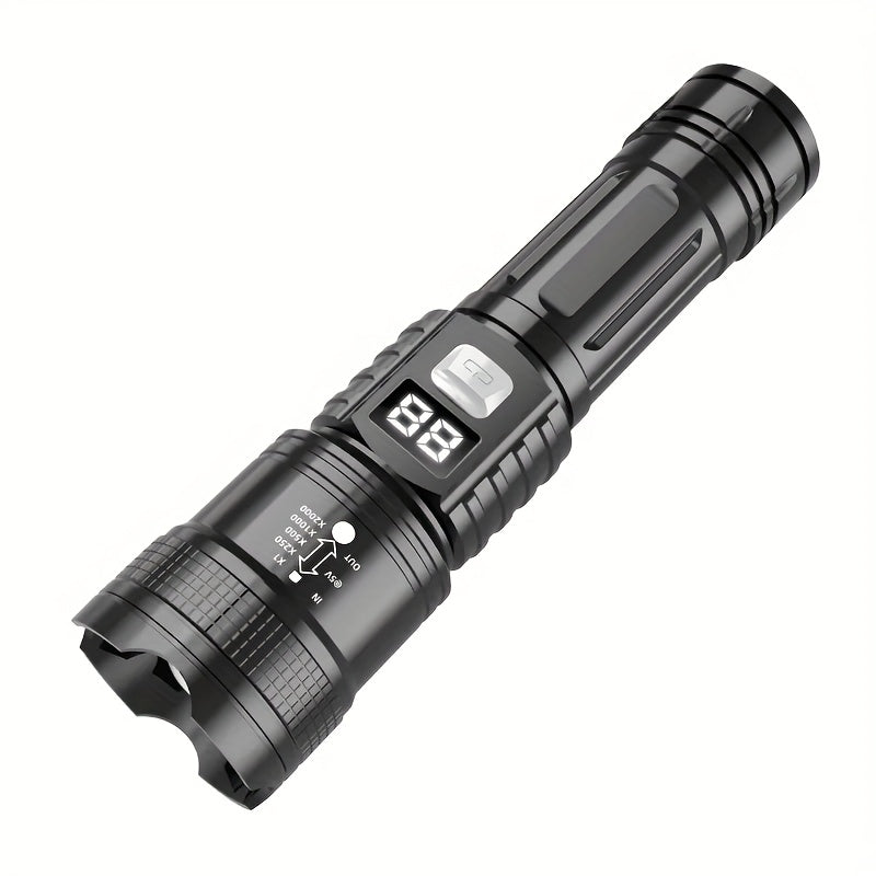 P900 LED Tactical Flashlight | High Brightness Zoom Flashlight