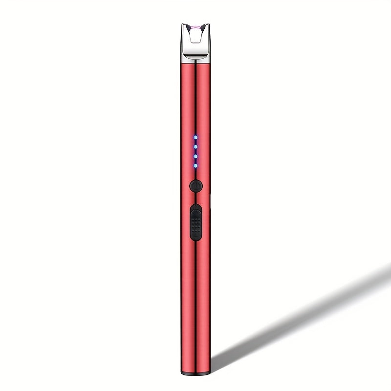 USB Rechargeable Arc Lighter, Compact Kitchen Tool with Flameless Plasma Windproof Design