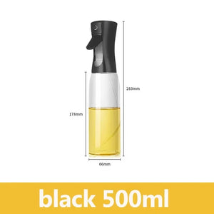 200/300/500mlOil Spray Plastic Household Kitchen Oil Spray Bottle