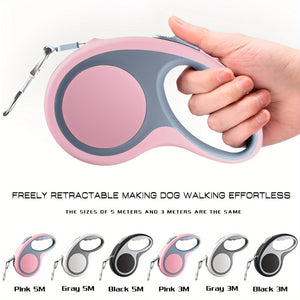 Retractable Leash for Dogs and Cats. Outdoor Anti-impulse Dog Walking Leash
