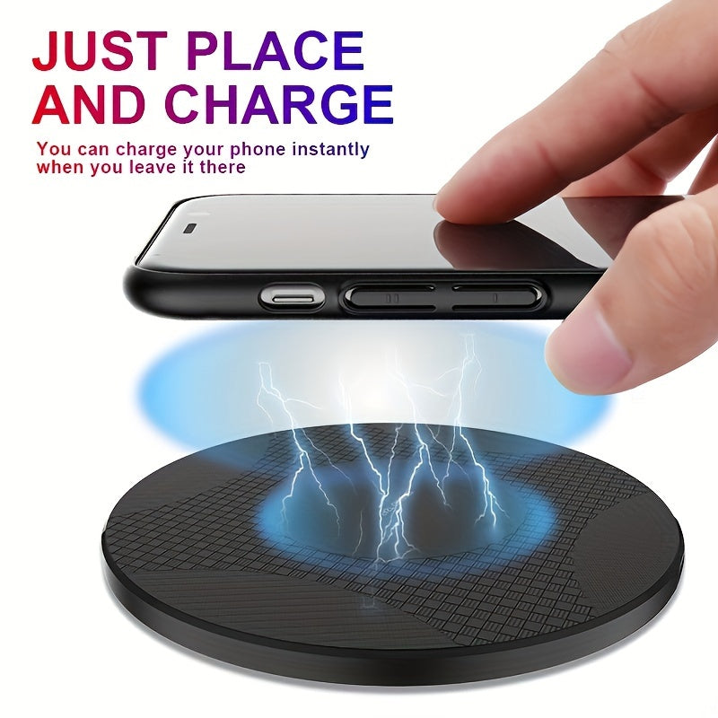10W Fast Wireless Charger, Compatible with iPhone & Samsung devices
