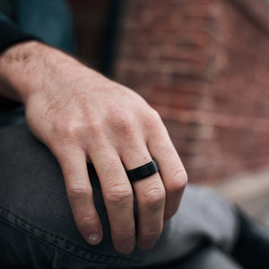 8MM titanium steel ring