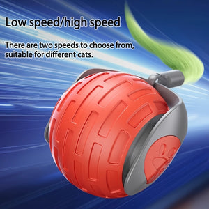 Auto Moving Cat Toy Ball - Interactive Rolling Ball for Indoor Activities