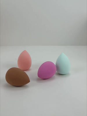 7pcs Multi-Color Makeup Sponges and Beauty Blenders, Dry and Wet Use Puffs