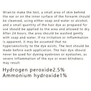 Men's Beard Easy-to-dye Hair Cream.