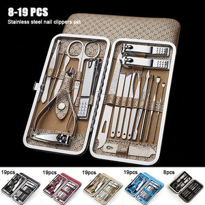 Beauty Tools Grooming Set with Portable Case - for Household And Travel