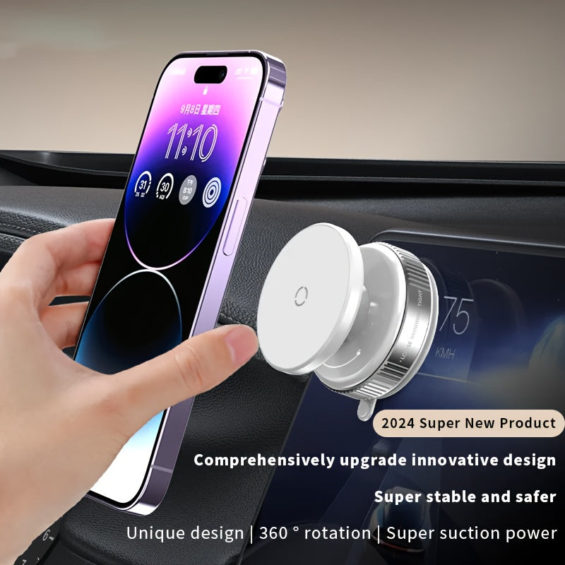 Adjustable Vacuum Magnetic Phone Holder | Compatible with All Smartphones