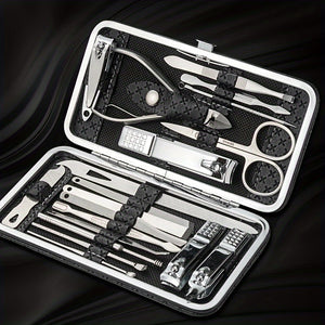 Beauty Tools Grooming Set with Portable Case - for Household And Travel