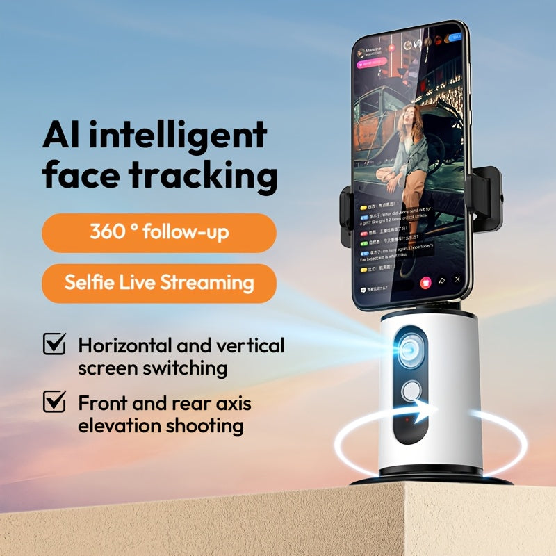 Lonfine Smart Tracking Tripod with AI Face/Body Tracking & 360° Rotation