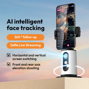 Lonfine Smart Tracking Tripod with AI Face/Body Tracking & 360° Rotation