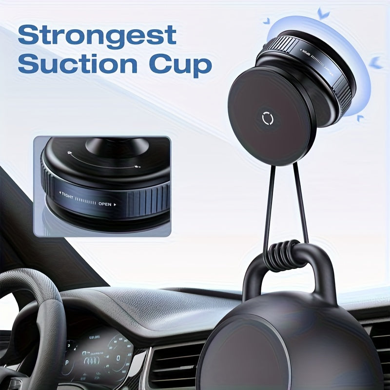 Adjustable Vacuum Magnetic Phone Holder | Compatible with All Smartphones