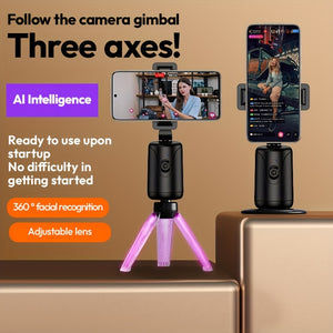 Mobile Cloud Stabilizer, Auto AI Tracking, Live Streaming Phone Holder