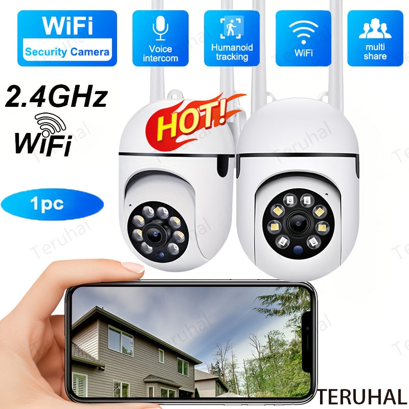 FHD Wireless WiFi Full HD Smart Security Camera - Indoor/Outdoor Use