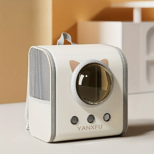 Winter Warm Cat Backpack for Small Pets - Portable Foldable Pet Carrier