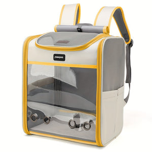 1pc Portable Pet Carrier, Lightweight And Foldable, Stylish And Breathable