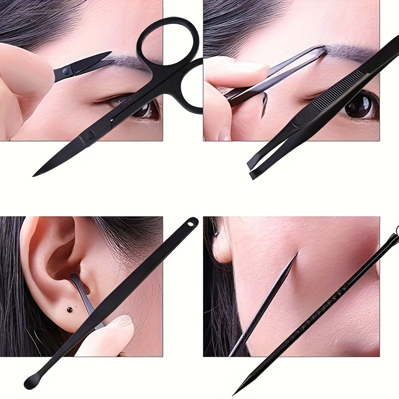 Beauty Tools Grooming Set with Portable Case - for Household And Travel