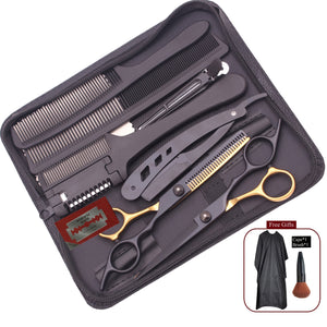 9pcs Professional Hair Scissors Set