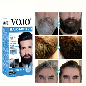 Men's Beard Easy-to-dye Hair Cream.