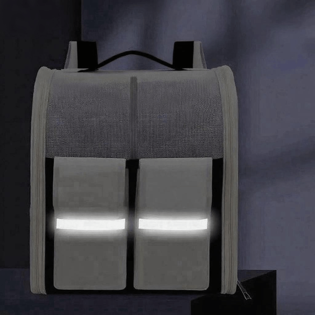 2-in-1 Pet Backpack Carrier with Wheels - Travel Backpack or Wheeled Suitcase for Cats & Small Dogs