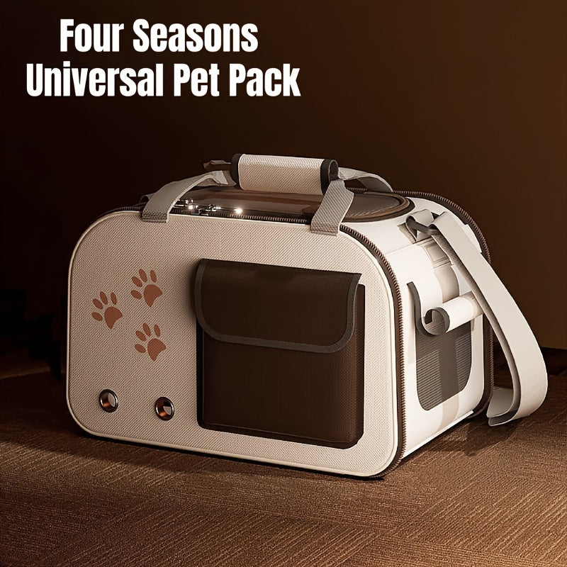 2-Style Foldable Cat Tote Bag