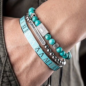 Set of 3 Luxury Royal Crown Men's Bracelets