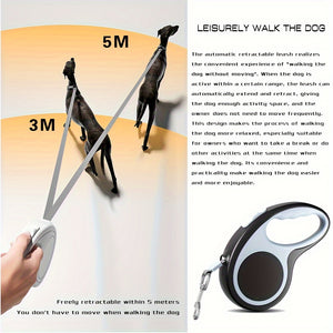 Retractable Leash for Dogs and Cats. Outdoor Anti-impulse Dog Walking Leash